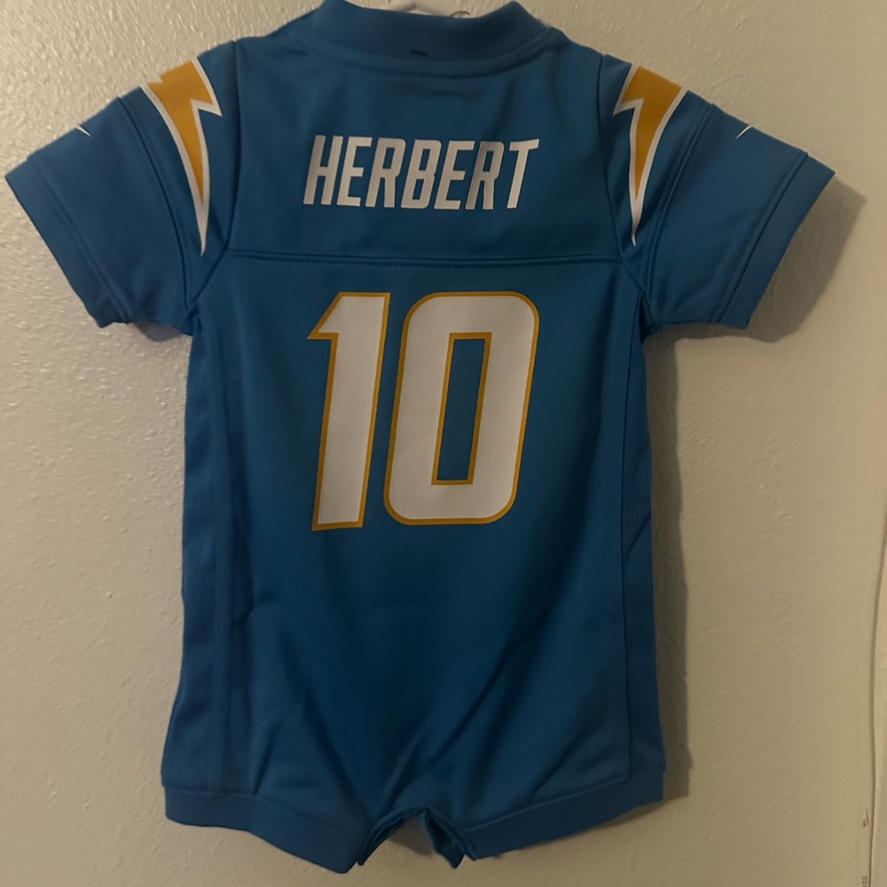 Chargers baby romper